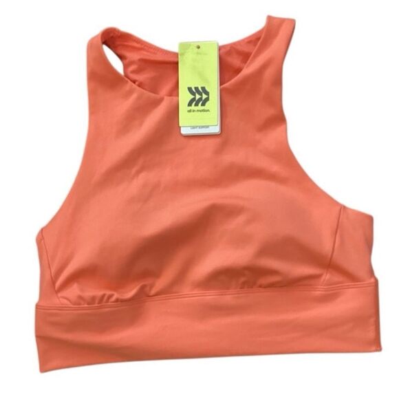 NWT Women's Light Support Brushed Sculpt High-Neck Sports Bra - All in Motion - Picture 10 of 11